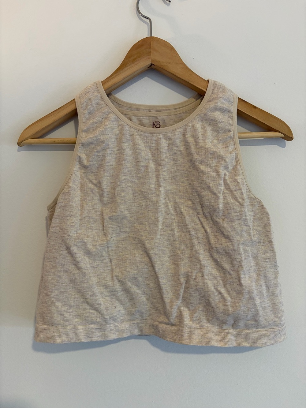 Kindred Bravely Cream Sleeveless Tank Crop